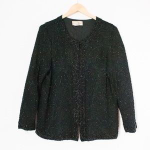 Laurence Kazar | Vintage 80’s Beaded Long Sleeved Blazer